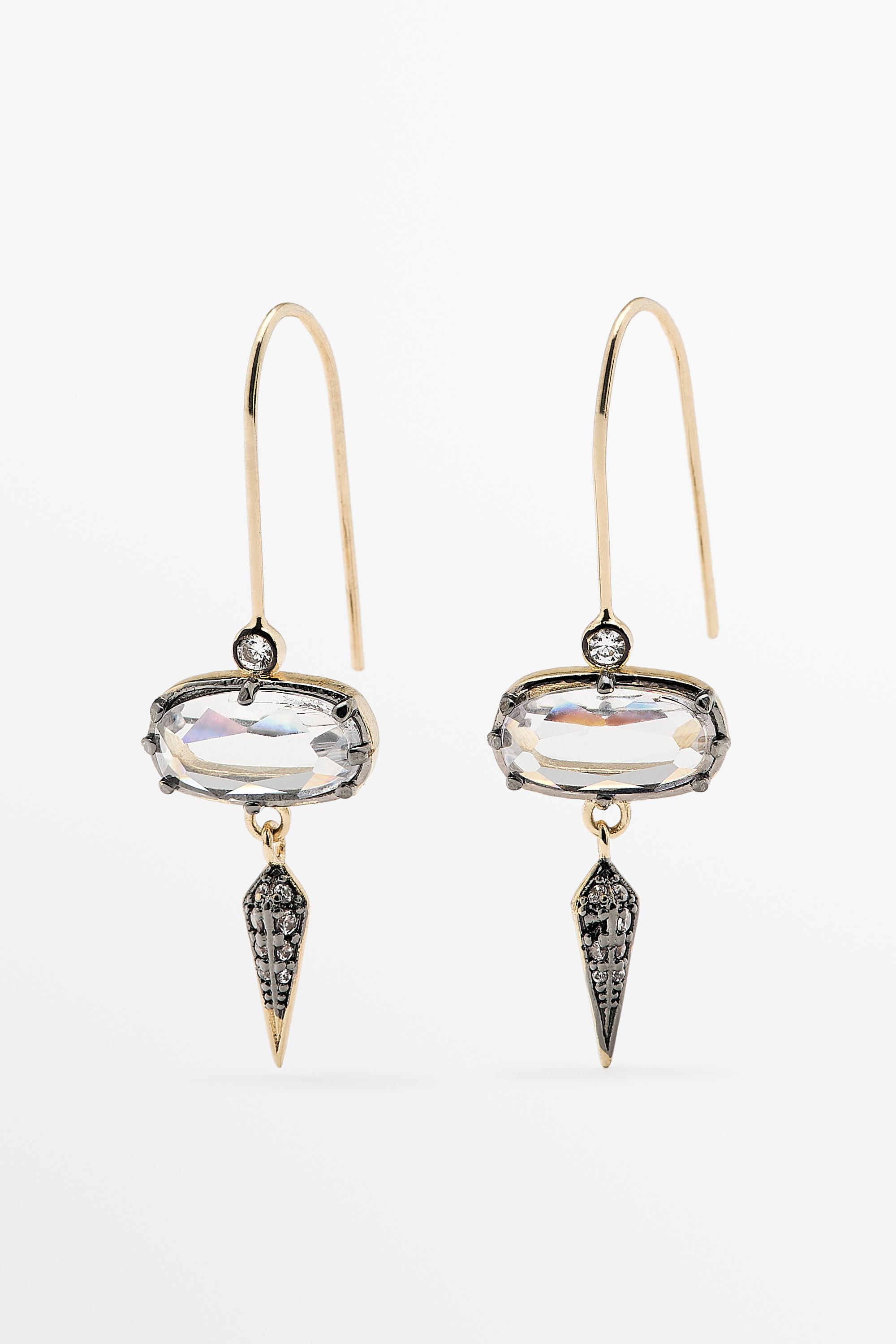 Antique-style earrings